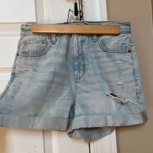 American Eagle pride mom shorts